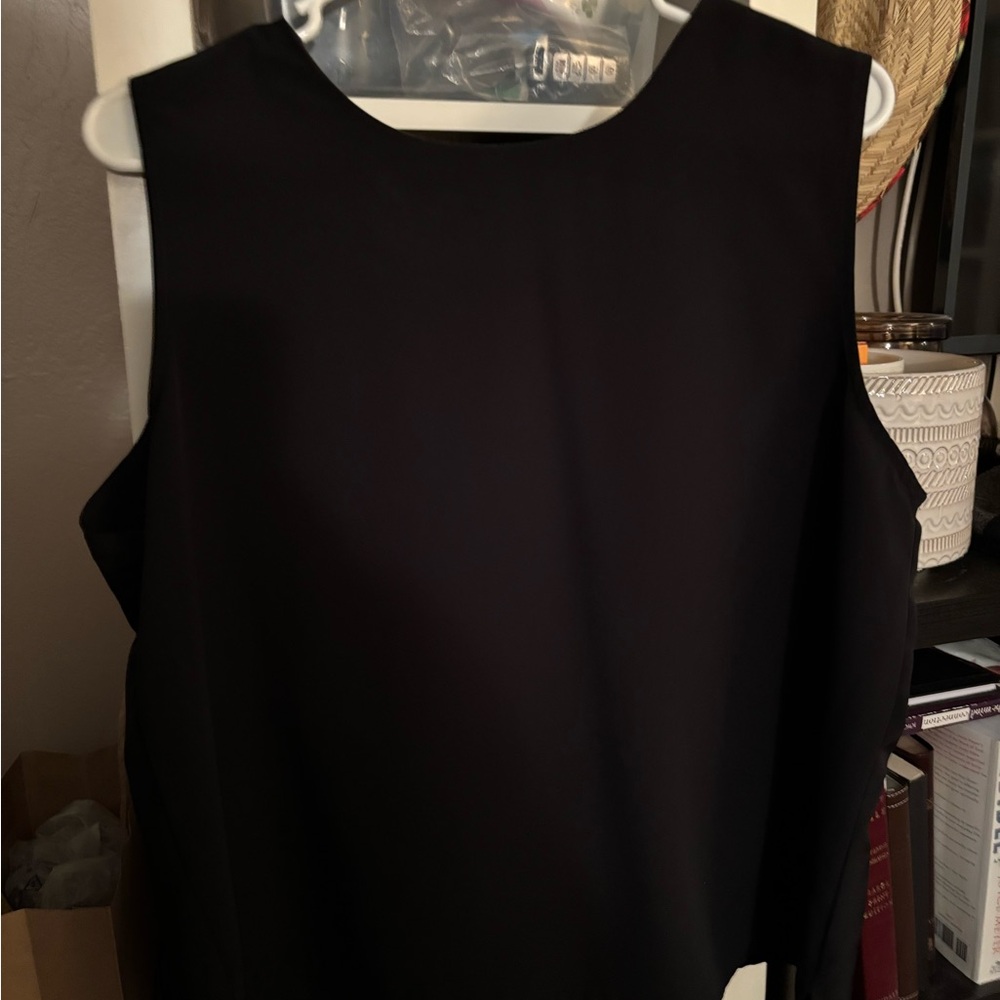 Elegant Black Sleeveless Top